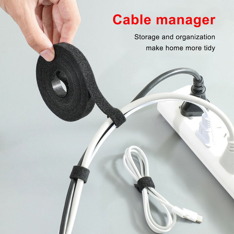 Cable Tie Straps Accessories Adjustable Wire Cord Fastening Organizer