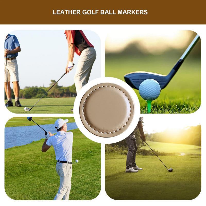 Маркеры для мячей для гольфа, магнитный маркер для мячей для гольфа, портативные маркеры для мячей для гольфа, компактные для соревнований по гольфу, мешков для гольфа