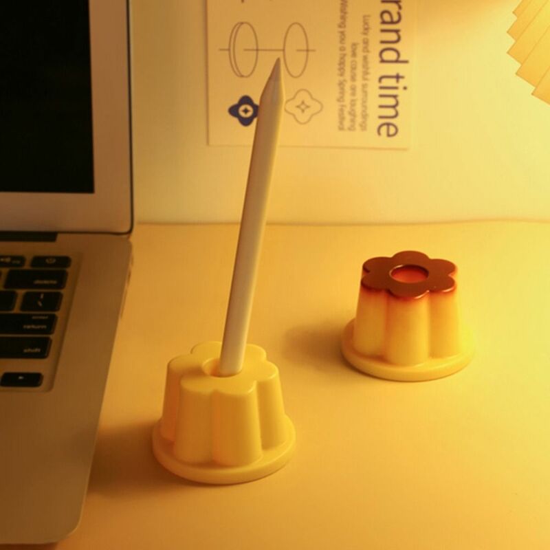 Organizer na biurko budyń kremowy obsadka do pióra magazyn materiałów piśmienniczych pudełko na artykuły biurowe Organizer ołówek wielofunkcyjny kształt puddingu