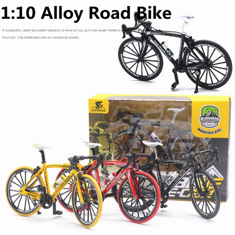 Meist verkaufte Legierung Druckguss Metall Fahrrad Rennrad Modell Fahrrad Spielzeug für Kinder Geschenke Spielzeug Fahrzeuge für Haushalts werkzeuge neu 2024
