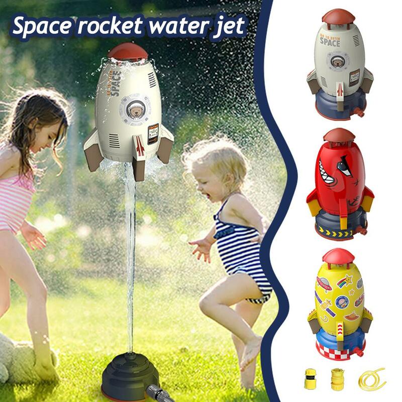 Спринклер космический детский вращающийся, игрушка для летающей воды, уличный спринклер для поднятия давления воды, для детей на день рождения, X1X4