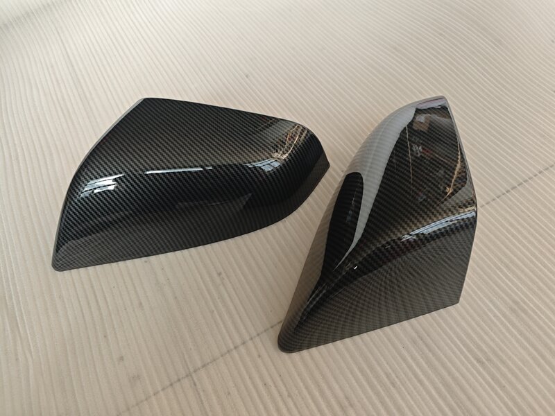 Osłony lusterek z efektem włókna węglowego dla 2012-2022 Tesla Model S 2013 2014