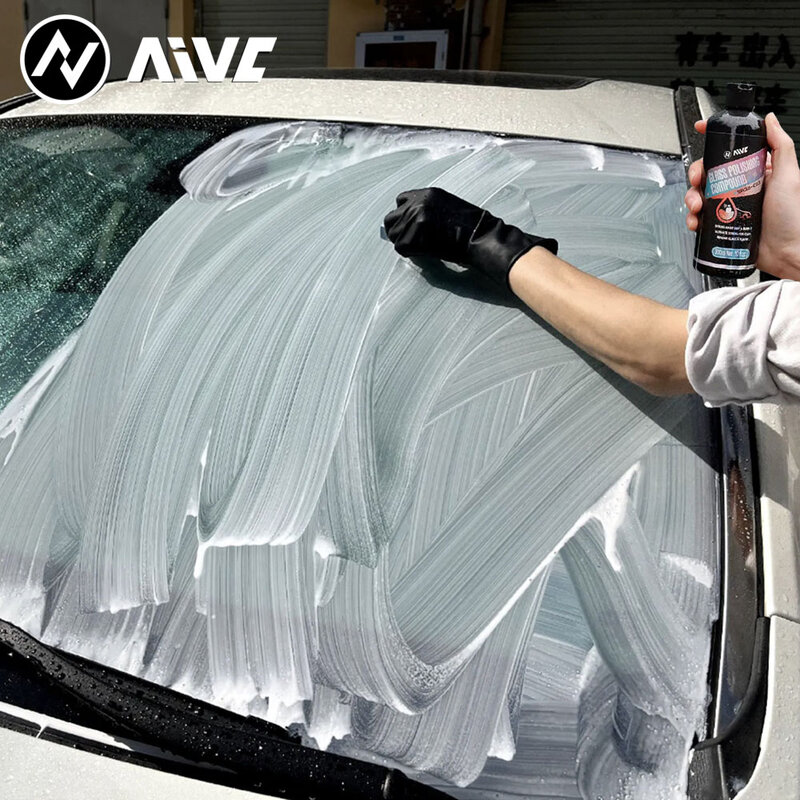 Pasta do usuwania folii olejowej z szyb samochodowych Aivc Auto Glass Film Coating Remover Clear Vision Hydrophobicity Windshield Car Detailing Tool