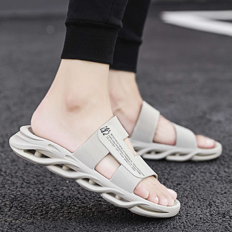 Palmowe kapcie dla mężczyzn wysoka podeszwa letnie japonki gumowe buty Chaussures dla mężczyzn marki 2022 męskie letnie klapki tenisowe