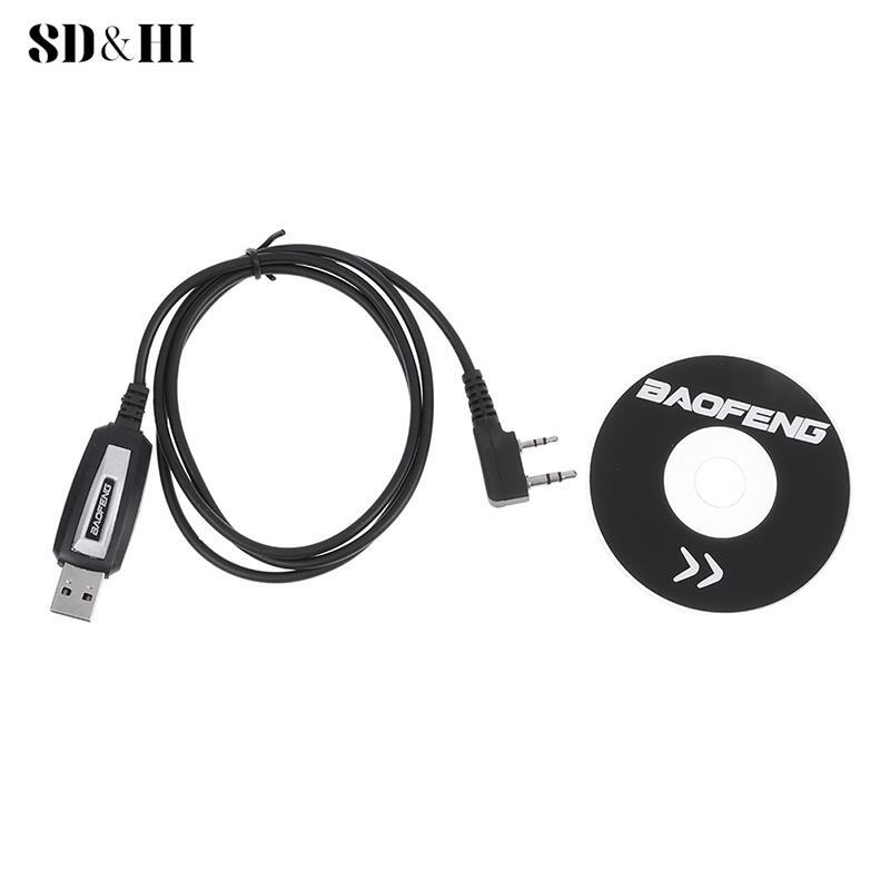 Przenośny kabel kabel USB do programowania do Baofeng dwukierunkowe Radio Walkie Talkie BF-888S UV-5R UV-82 wodoodporny