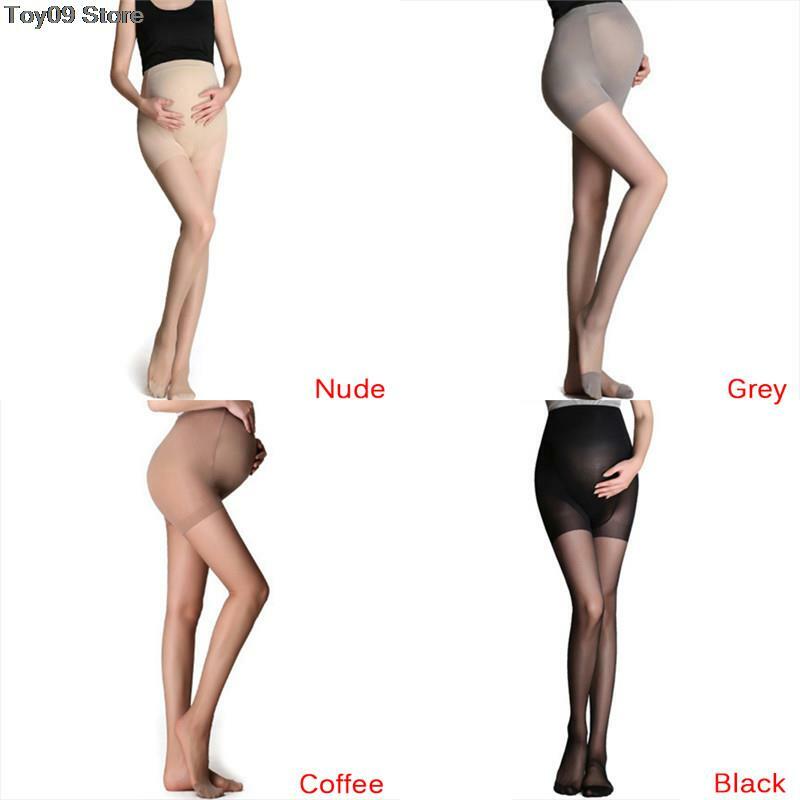 Adjustable High Elastic Leggings ummer Maternity Pregnant Women Pregnancy Pantyhose Ultra ThinTights Stockings