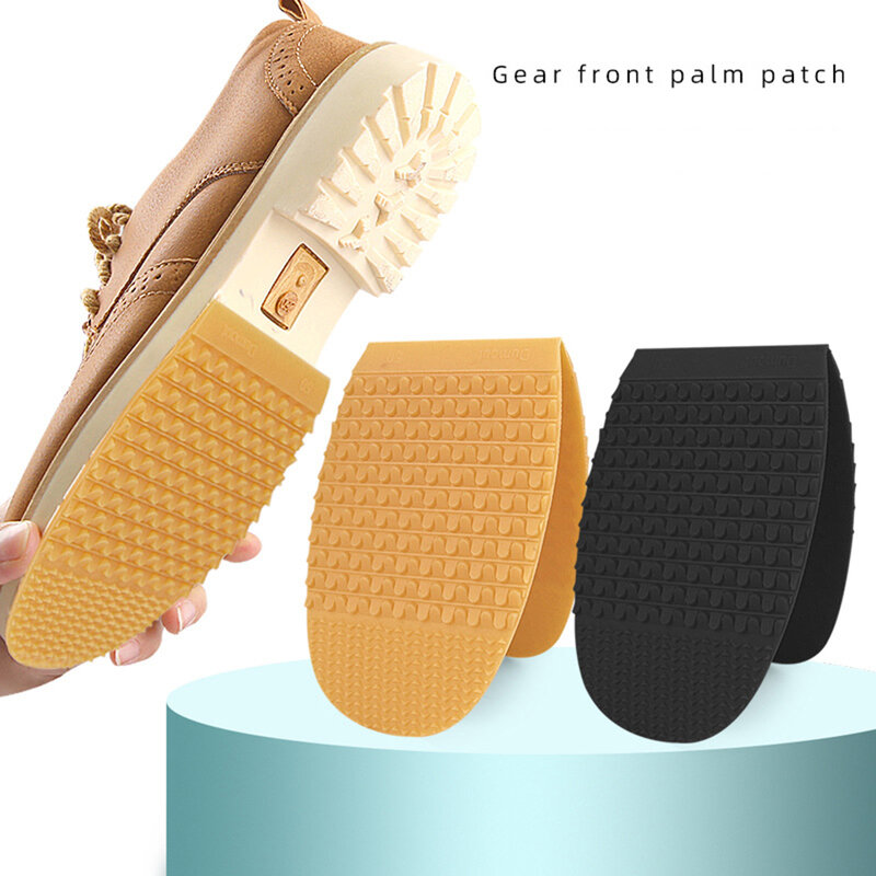 Resistente ao desgaste de borracha solas antepé almofadas para todos os sapatos, antiderrapante único protetor, adesivos, materiais de reparo, exterior