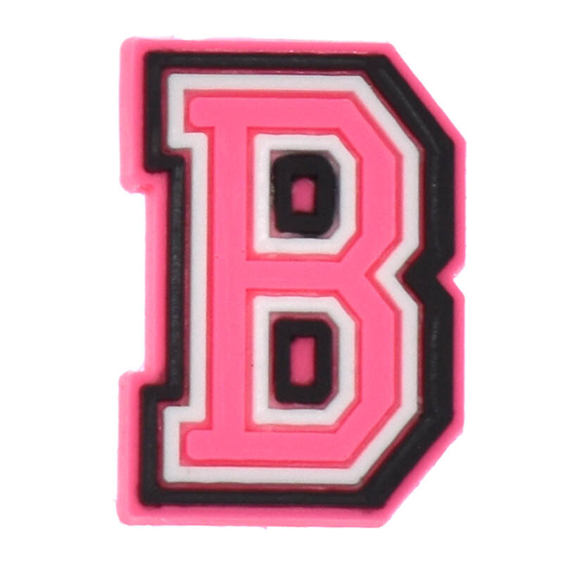 1pcs Pins for Crocs Charms Shoes Accessories Pink Letter Decoration Jeans Women Sandals Buckle Kids Favors Men Badges