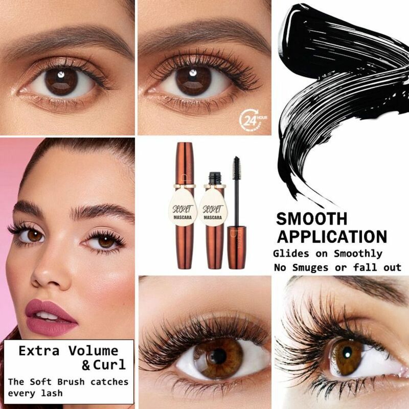 Sweat Proof 4D Stereo Lengthing Mascara 4D Waterproof Makeup Tools Super Long Mascara Waterproof Long Lasting