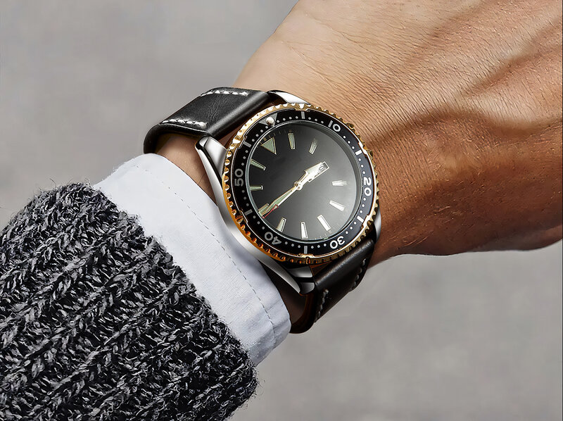 Moda pasek do zegarka pasek Sport Vintage skórzany Watchband ze stali stalowa klamra akcesoria do zegarków 18mm 20mm 22mm 24mm