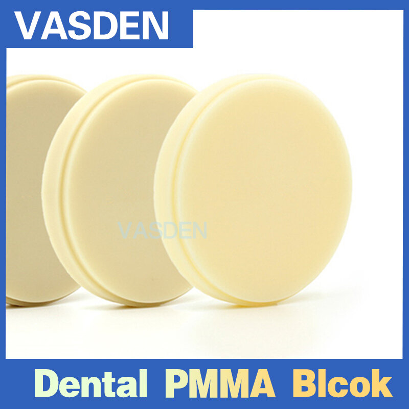 C3 C4 Colors  Monolayer Dental PMMA Block Pmma Dental Disc 98mm CADCAM Dental Laboratory PMMA Milling Blank