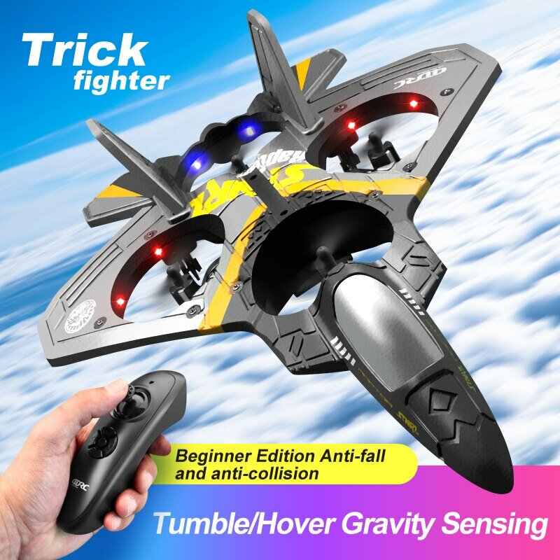 V17 RC telecomando aereo 2.4G telecomando Fighter Hobby aereo aliante aereo EPP schiuma giocattoli RC Drone regalo per bambini
