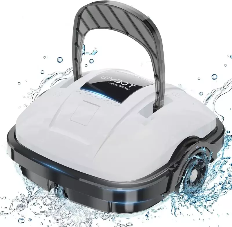 WYBOT-Aspirateur de piscine sans fil Osprey 200Max, batterie, autonomie jusqu'à 100 minutes, nettoyeur de piscine robotique, aspiration de bain, jusqu'à 861 Sq. Federation