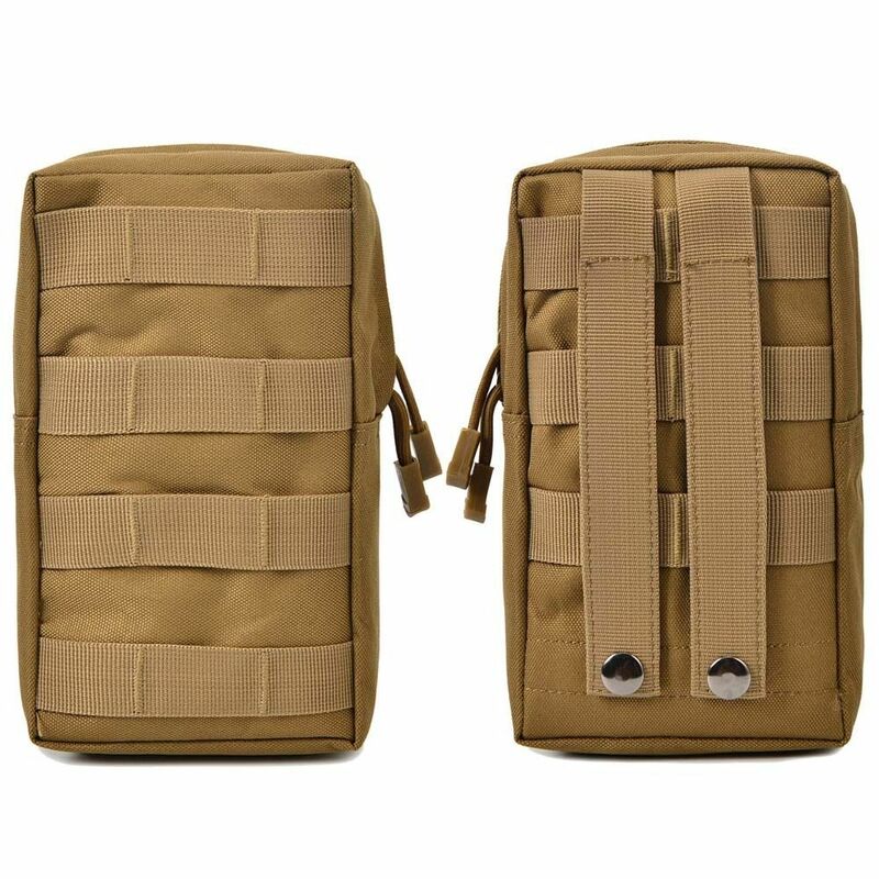 Bag Camping Wallet Travel Zipper Waist Bag Utility Pouch EDC Pouch Waist Pack Zipper Waist Bag Molle Bag Belt Comouflage Pouch