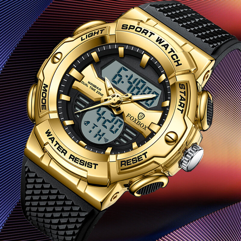 Lige 2023นาฬิกาหรูสำหรับผู้ชาย5ATM, นาฬิกาข้อมือกีฬาทางน้ำควอตซ์สำหรับผู้ชายนาฬิกา relogio masculino