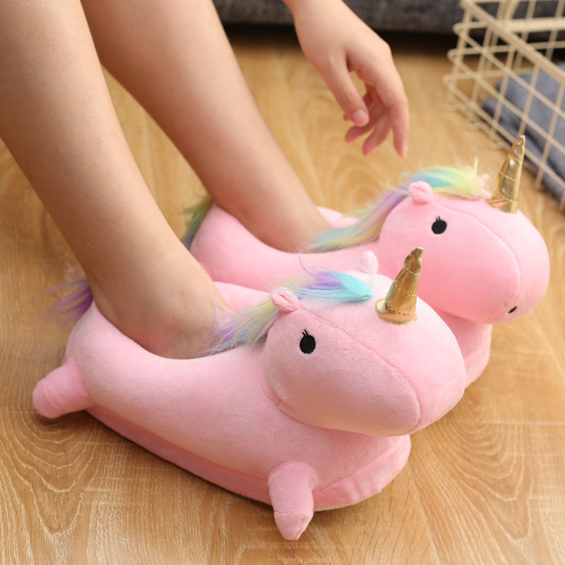 Sepatu Rumah Sandal Unicorn Sandal Lucu Wanita Sepatu Musim Dingin Anak Perempuan 2023 Sandal Wanita Klasik Chanclas Mujer
