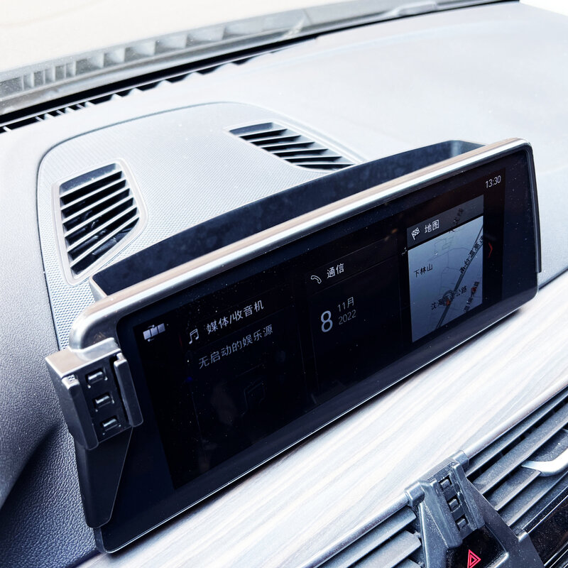 Dla BMW 5-Series G30 6GT G32 2018 2019 2020 uchwyt samochodowy na ekran wspornik nawigacyjny 15W akcesoria do ładowania bezprzewodowego