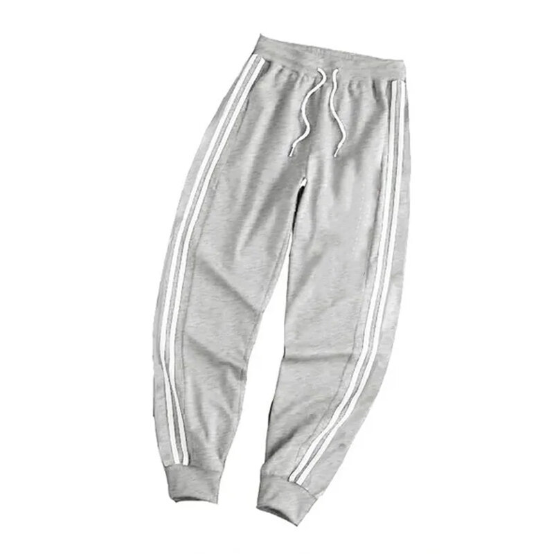 Joggers Men Striped Sweatpants Casual Long Pants Men Fitness Running Workout Track Trousers