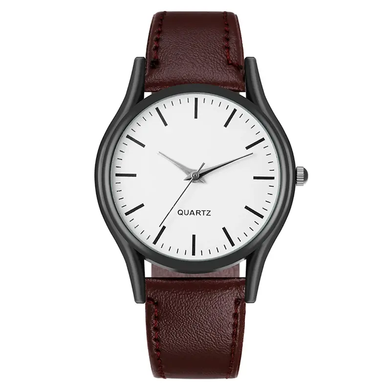 Men Women Fashion Business Design Watch Leather Watch Montre for Couples Creative Paried Wristwatch Design 2024 New Design