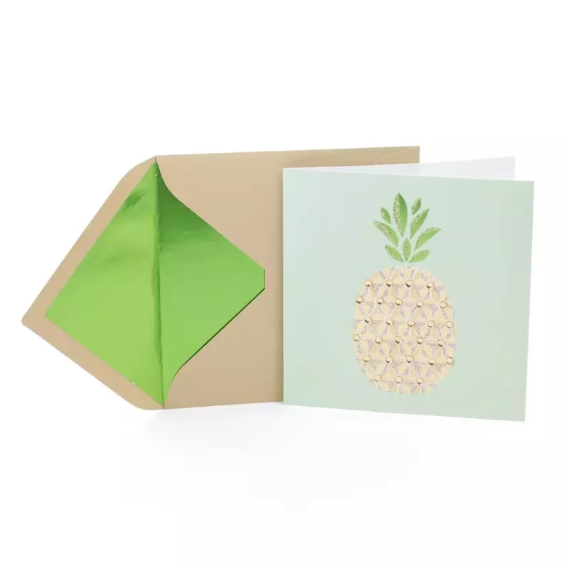 Greeting Card (Pineapple, Blank Inside)