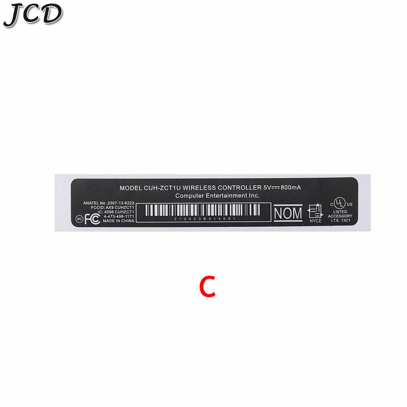 JCD-PS4 مقبض ملصق تحكم ، سليم عودة ملصق ، التسمية الختم ، الباركود ملصق ، الإسكان شل ، 1 قطعة