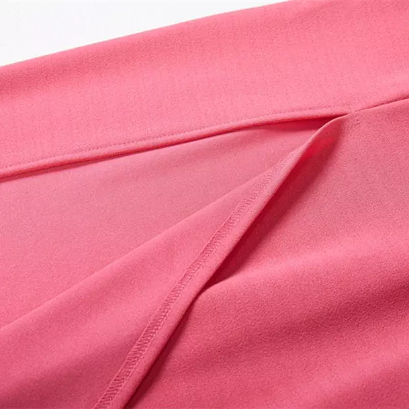 Sommer Rose rot/rosa/weiß Feder Quaste Party Scheide Kleid elegante O-Ausschnitt Puff Kurzarm hohe Taille Bodycon Midi Robe neu