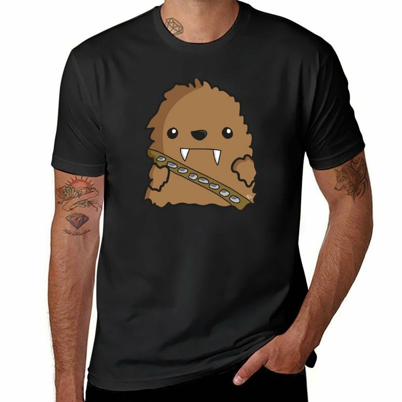 Camiseta de Chewie Masculina, Roupa Vintage, Nova Edição