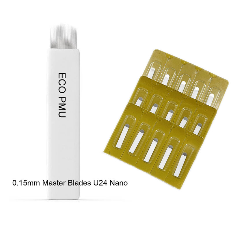 U24 Microblading Needle Master Blades Nano 0.15mm  50pcs