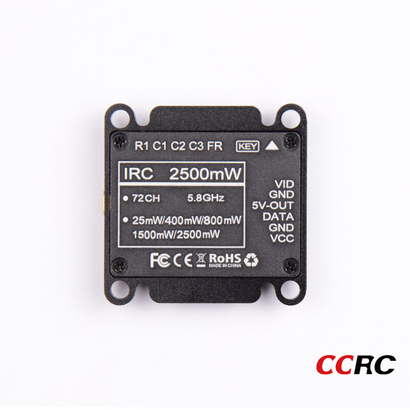 CCRC S2500 VTX 5.8GHz Pit/25mW/400mW/800mW/1.5W/2.5W 2500mW 72CH VTX FPV Transmitter For Long Rang RC Drone Airplane