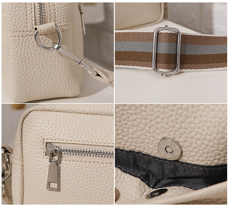 2024 neue leichte Luxus Tasche Mini Schulter Umhängetasche Damen handtasche Mini Litschi Muster