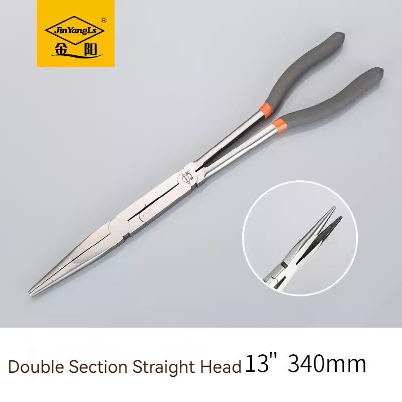 Dritto 45 90 gradi O-Shape Bend Needle Nose pinze pinze da pesca lunghe Plug Puller meccanica multifunzionale Home Hand Tool