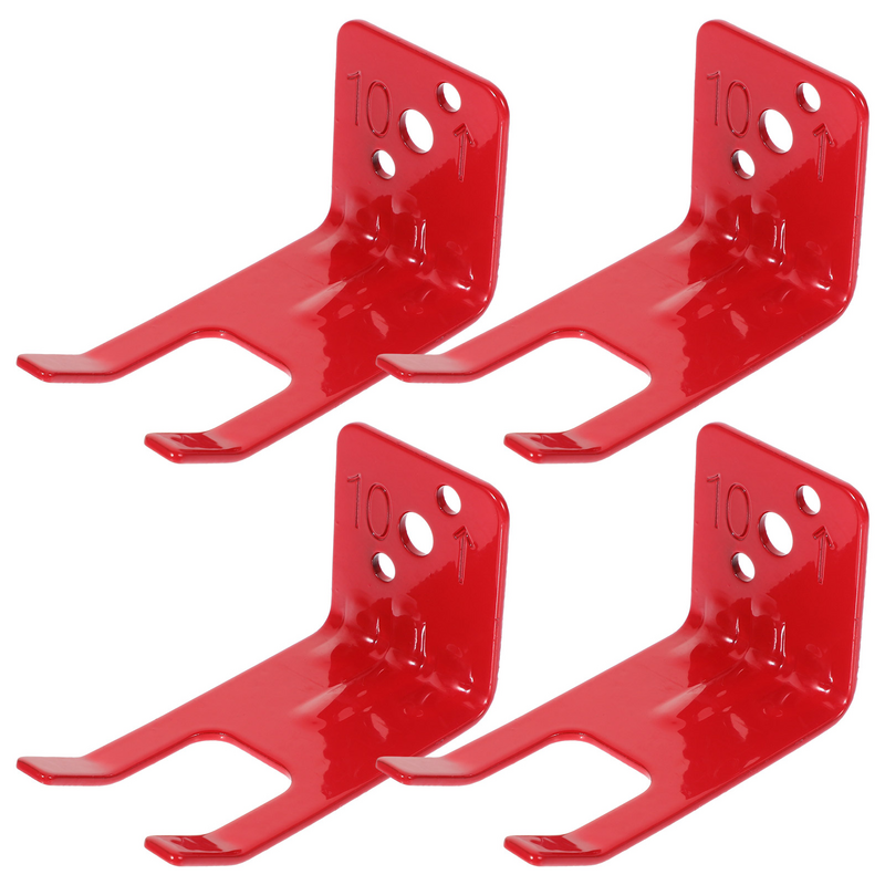 4 Pcs Fire Extinguisher Bracket Wall Hook Mount Holder Hook Heavy Duty Mounting up for Home