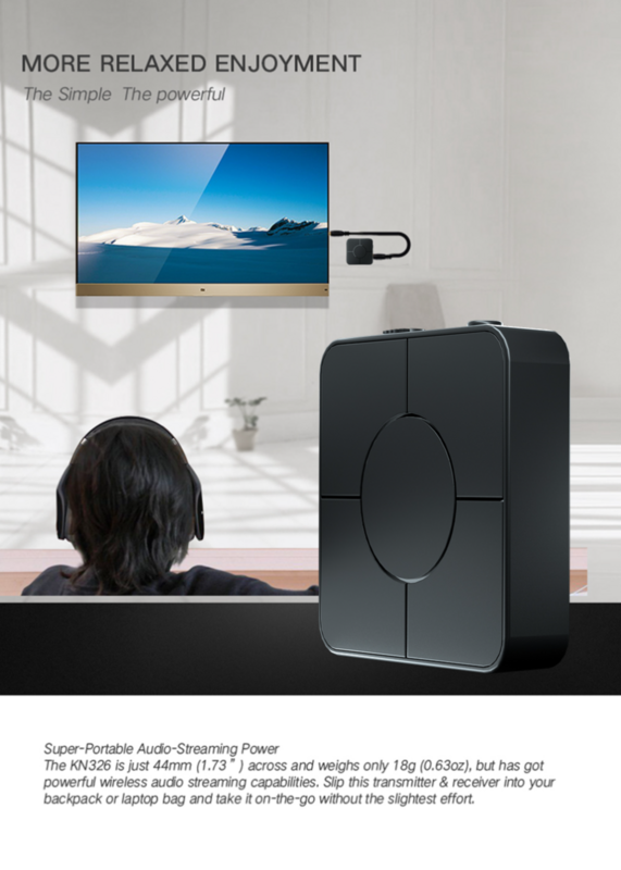 Pemancar Penerima Audio 5.0 Bluetooth Nirkabel 3.5Mm AUX Jack RCA Dongle Bluetooth Stereo untuk Speaker Headphone TV PC Mobil