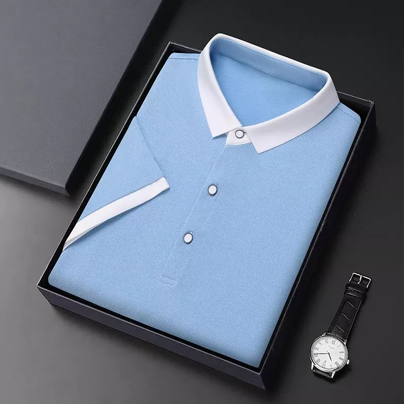 Men's Short Sleeved New Fashion Versatile Casual Comfortable Polo