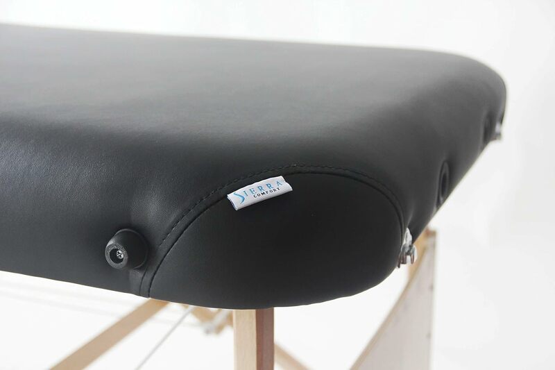 Table de massage portable de base, noire