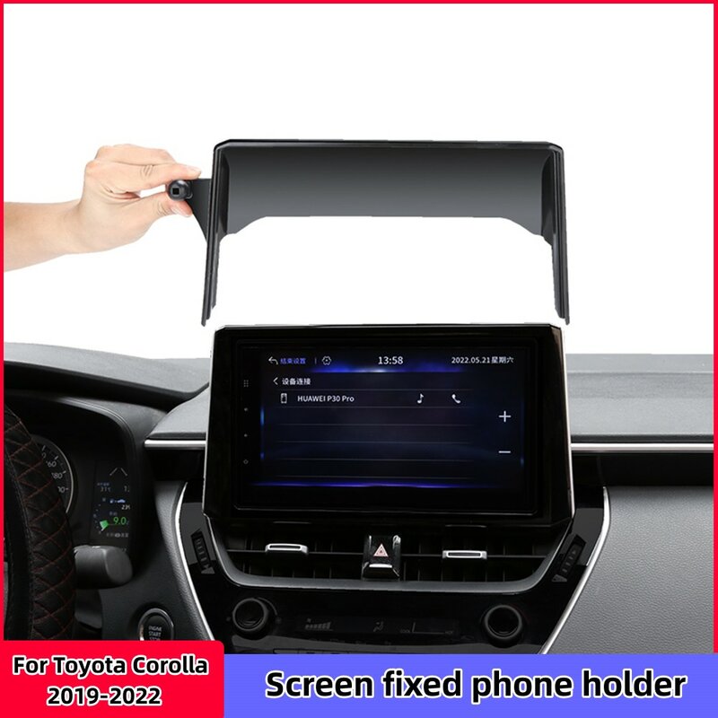 Per Toyota Corolla 2019-2022 supporto per telefono da Auto 8/9 "staffa GPS fissa per schermo supporto per telefono cellulare supporto per Auto accessori Auto