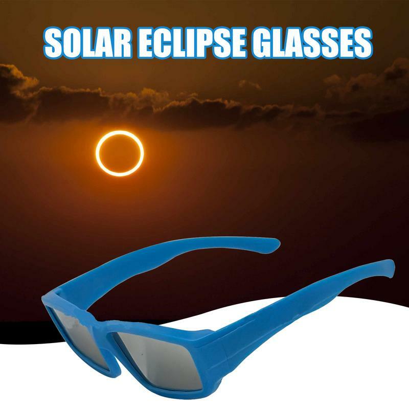 Óculos Eclipse Solar, Tons seguros para visualização direta do sol, Proteja os olhos dos raios nocivos do sol, Óculos de sol