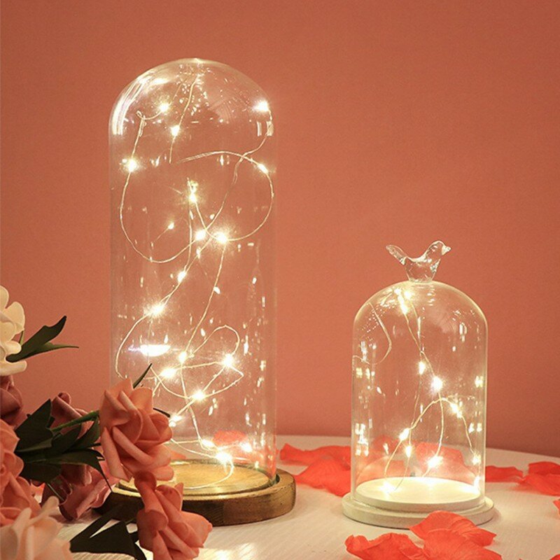 USB LED Light String Copper Silver Wire Garland Light Waterproof Fairy Lights For Christmas Wedding Holiday Party Decorations