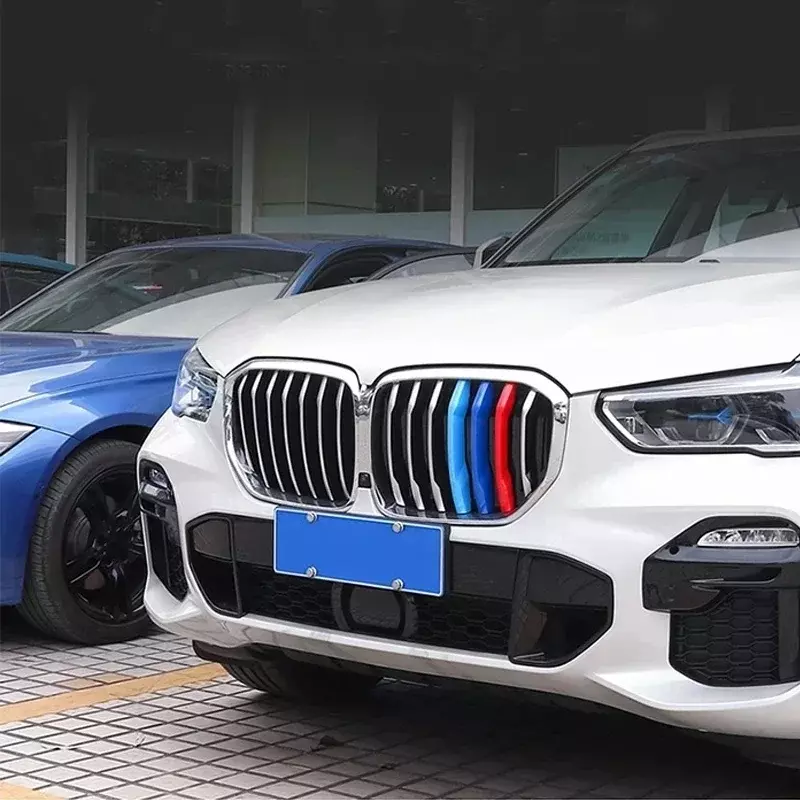 For BMW X1 X3 X4 X5 X6 E84 E70 E71 F15 F16 F25 F26 G01 G02 G05 M 3 Color Front Kidney Air Grille Radiator Grille Cover Trim