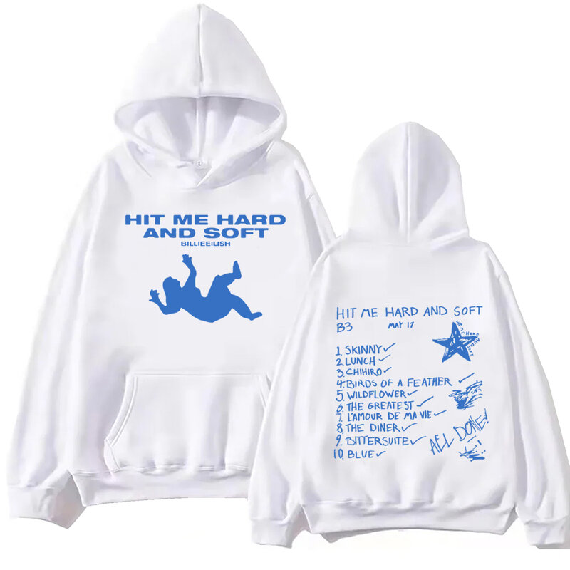 Hit Me-Sudadera con capucha dura y suave, suéter Harajuku de Hip Hop, regalo para fanáticos, 2024