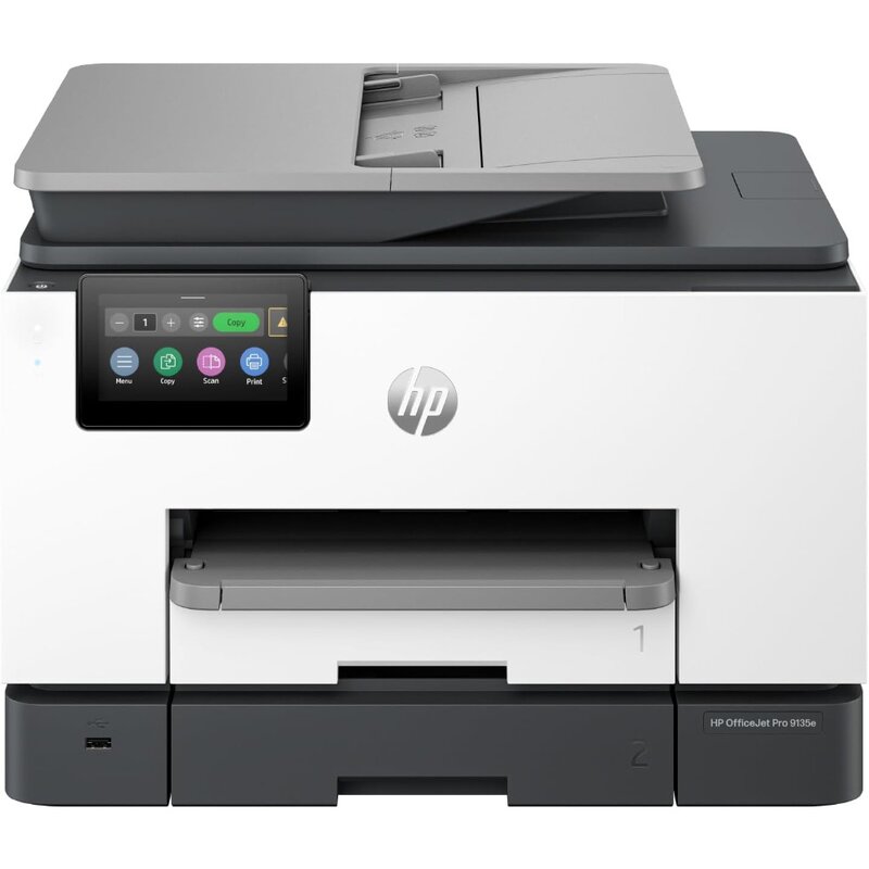Принтер OfficeJet Pro 9135e «Все в одном», цветной принтер для малого и среднего бизнеса, печать, копирование, сканирование, факс