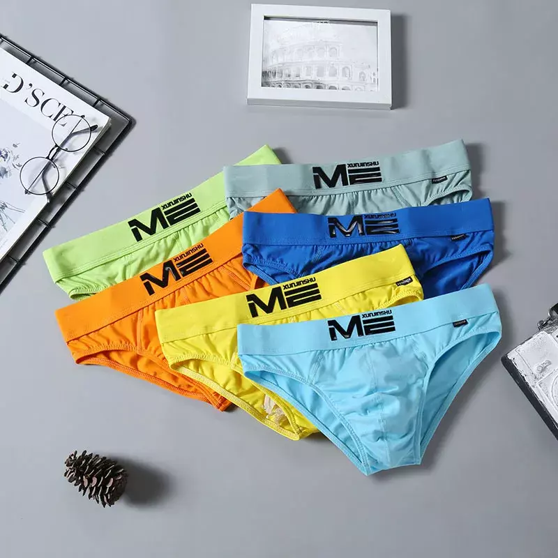 3D Embossed Briefs Mens Sexy Underwear Low Waist Cotton Gay Man's Underwear Bikini Men Briefs Men's Lingerie
