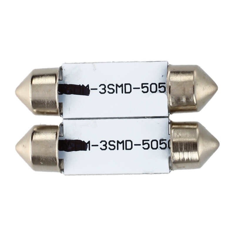 C5W 2x หลอดไฟซีนอน3 LED SMD 5050 36มม. สีขาวไฟรถรับส่งไฟโดมโคมไฟติดเพดานไฟรถยนต์