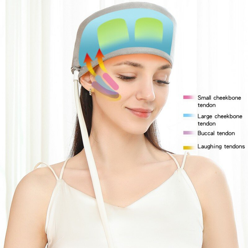 Elektrisches Kopf massage gerät Kopfhaut massage gerät Kopfkompressions-Airbag massage gerät mit Hitze und Kneten zur Stress entspannung, Migräne