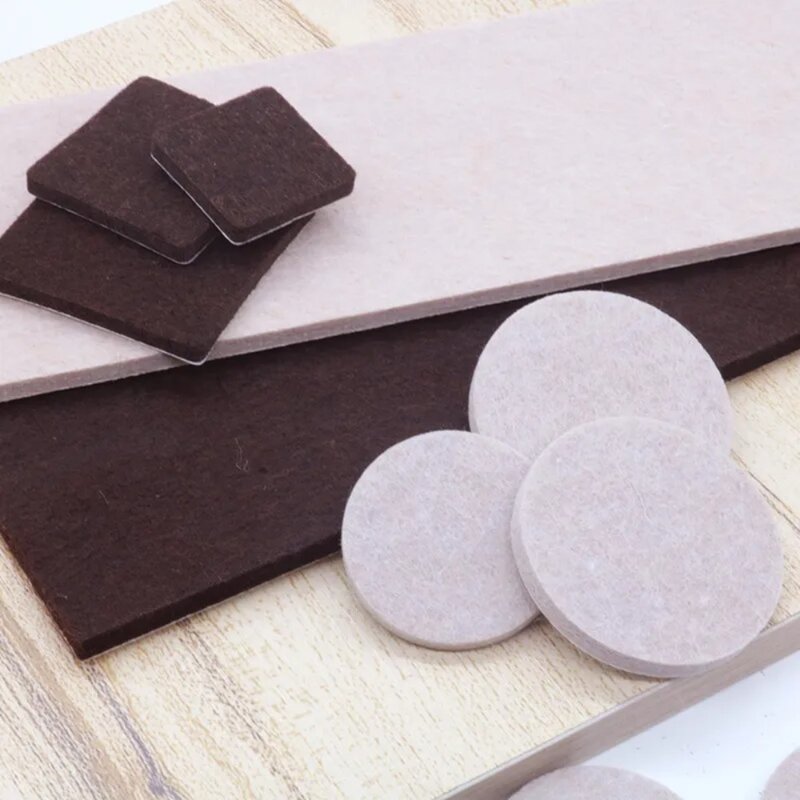 Self Adhesive Felt Chair Legs Pads New Floor protection Round Bottom Table Legs Cover Thickened DIY Anti Scratch Pads Furniture