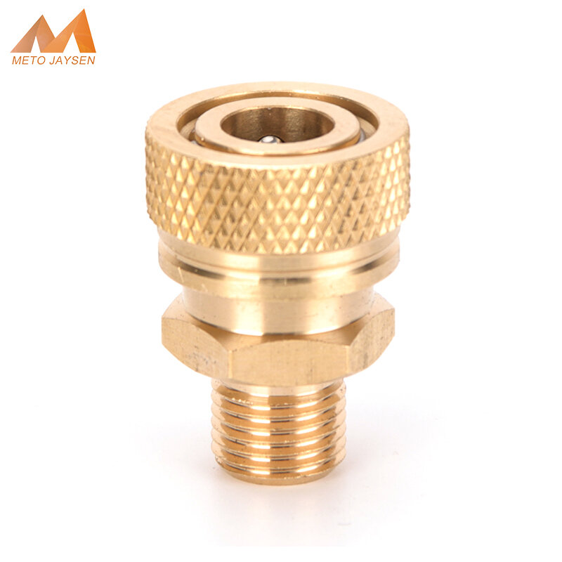 1/8NPT 1/8BSPP M10x1 Thread Male Quick Disconnect Release 8mm Air Refilling Coupler Sockets Copper Fittings Thickened 1pc/set