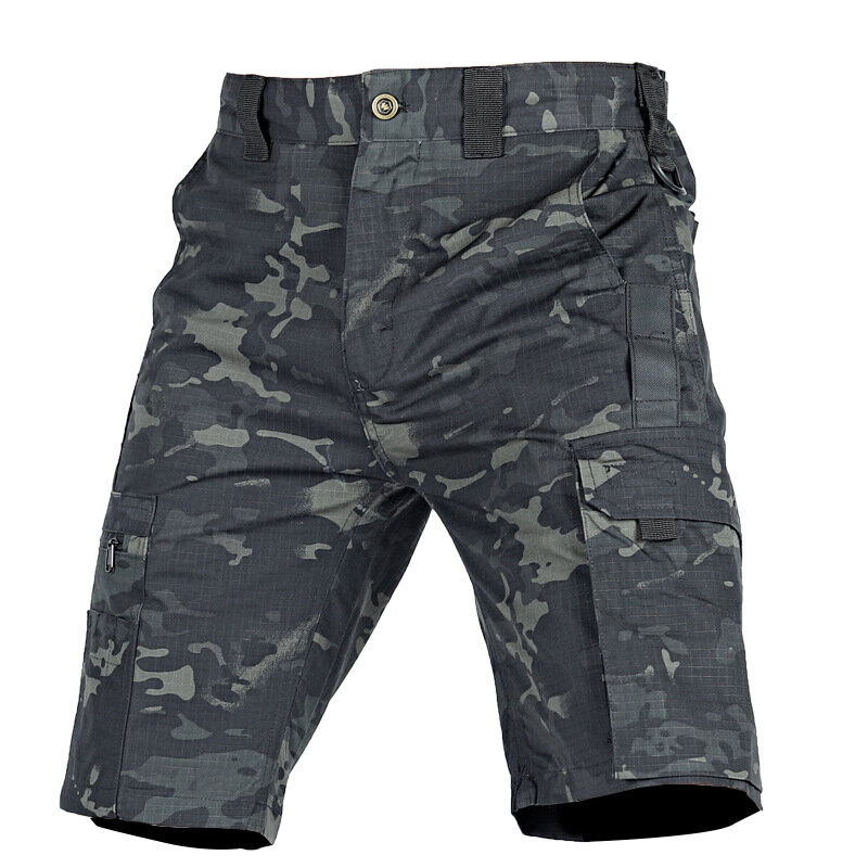 Calções impermeáveis táticos para homens, calções militares intrusos, calças curtas de bolso múltiplo, respirável, calções de combate resistentes ao desgaste do exército, novos