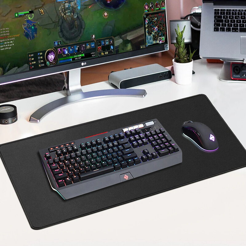 Mousepad Xxl Black Mouse Pad Free Shipping Long Speed Computer Mat Gaming Room Decors Big Mousepepad Table Cute Desk Accessory