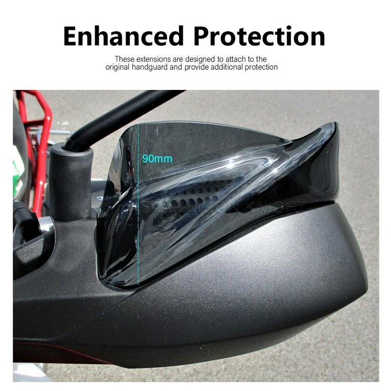 For Moto Guzzi V85TT V 85 TT V85 TT 2019 2020 2021 2022 2023- Motorcycle Accessories Handguard Extensions Hand Guard Windshield
