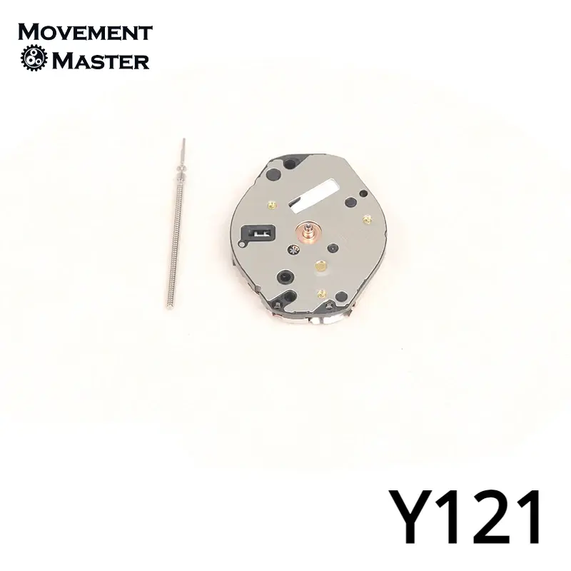 Electronic Watch Movimento Manutenção Peças, Y121 Movimento Quartz, 3 Mãos Substituir, AL21, Novo